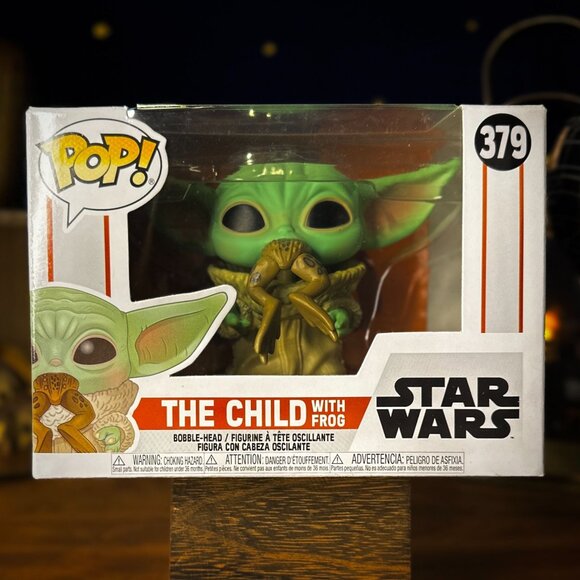 Funko Pop! - The Child with Frog - #379 / Star Wars: The Mandalorian - Picture 1 of 6
